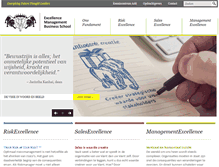 Tablet Screenshot of managementbusinessschool.com